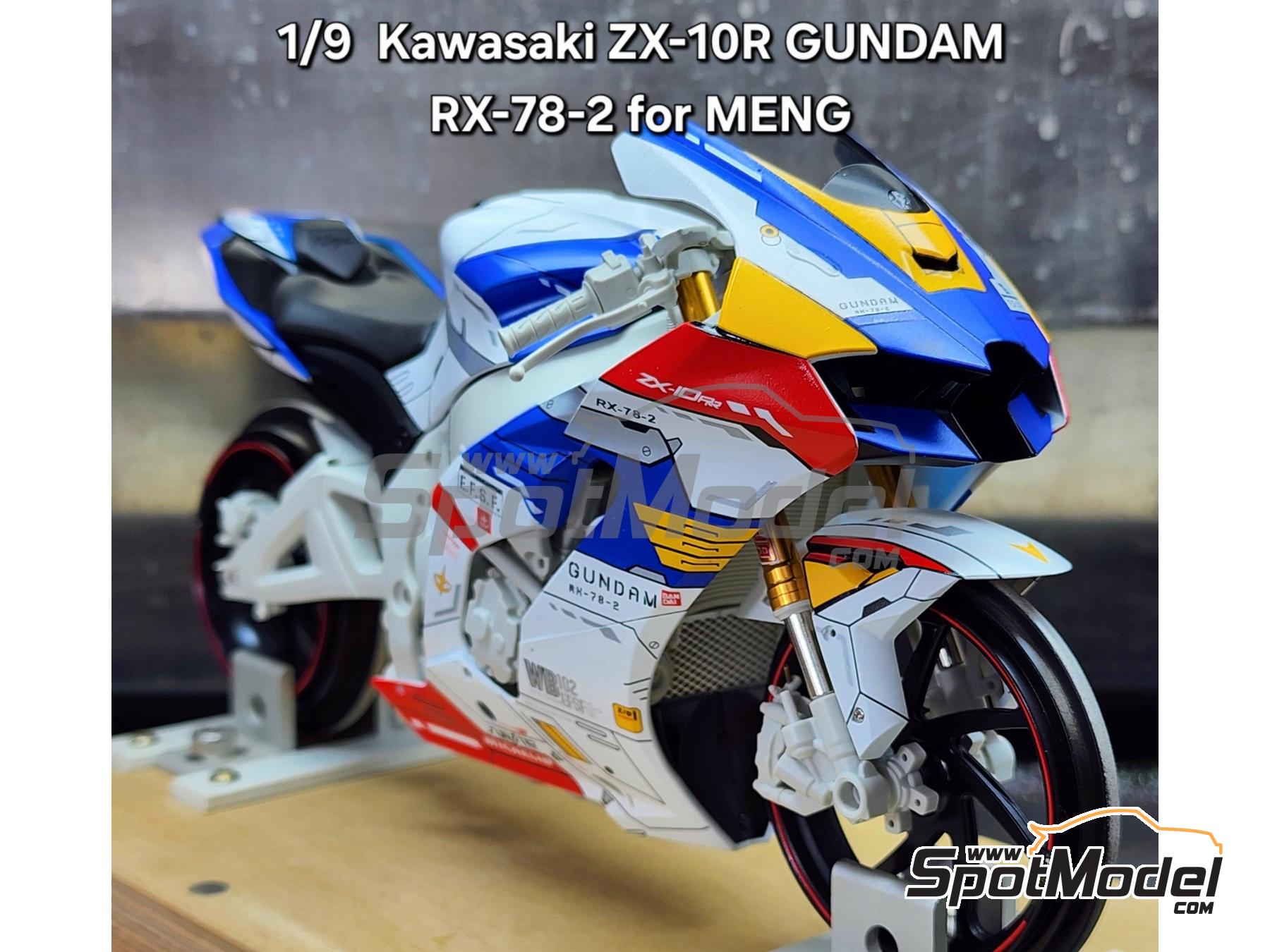 Khaled Models MS054: Marking / livery 1/9 scale - Kawasaki ZX-10RR